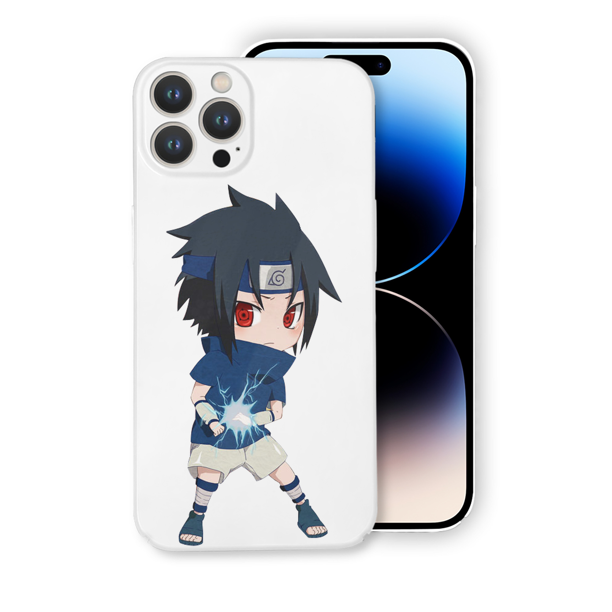 （画像用） NARUTO -ナルト- うちは サスケ Uchiha Sasuke 【iPhone 14シリーズ対応】ハードケース